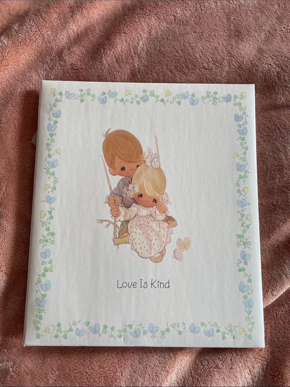 Precious Moments 'Love Is Kind' Pastel photo album by Hallmark